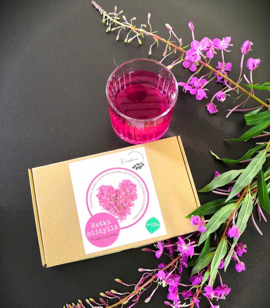 Hetki niityll&auml; - herkullinen maitohorsmankukkajuoma